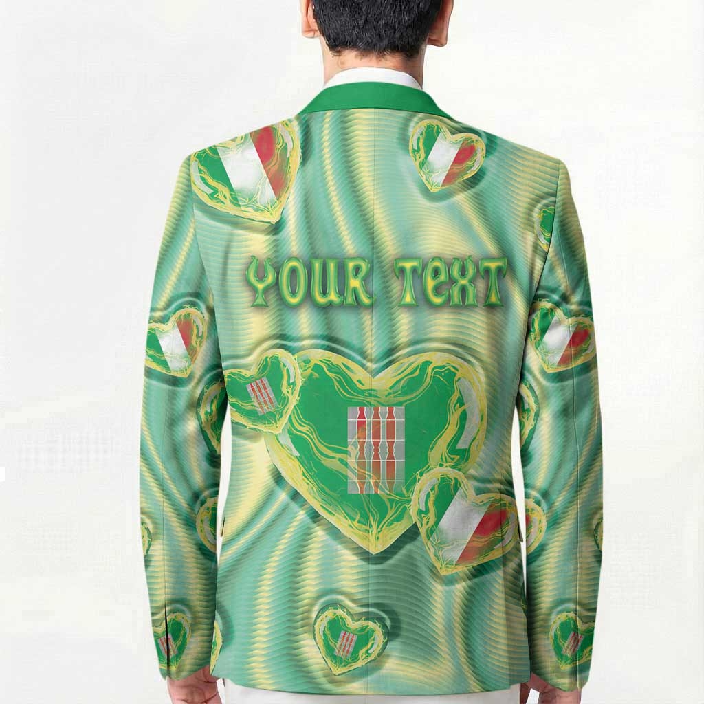 Personalized Italy Umbria Blazer Flag Emerald Heart Candy