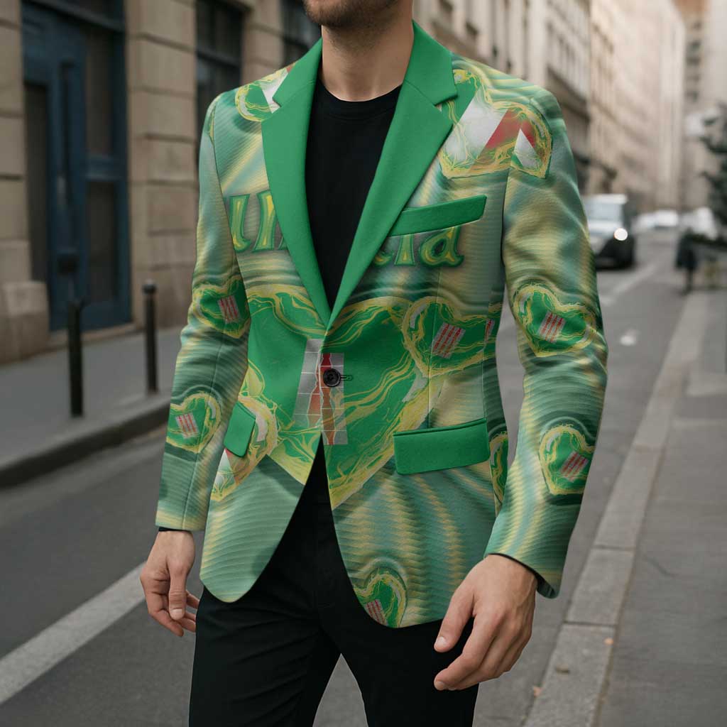 Personalized Italy Umbria Blazer Flag Emerald Heart Candy