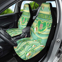 Italy Umbria Car Seat Cover Flag Emerald Heart Candy