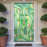 Personalized Italy Umbria Door Cover Flag Emerald Heart Candy