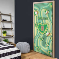 Personalized Italy Umbria Door Cover Flag Emerald Heart Candy