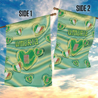 Italy Umbria Garden Flag Flag Emerald Heart Candy