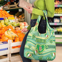 Italy Umbria Grocery Bag Flag Emerald Heart Candy
