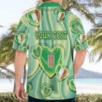 Personalized Italy Umbria Hawaiian Shirt Flag Emerald Heart Candy
