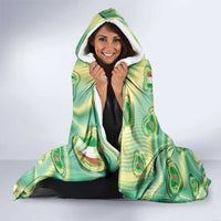 Italy Umbria Hooded Blanket Flag Emerald Heart Candy