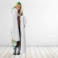 Italy Umbria Hooded Blanket Flag Emerald Heart Candy