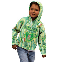 Personalized Italy Umbria Kid Hoodie Flag Emerald Heart Candy