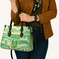 Italy Umbria Leather Bag Flag Emerald Heart Candy