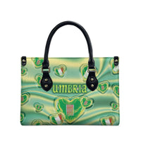 Italy Umbria Leather Bag Flag Emerald Heart Candy