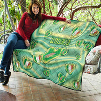 Italy Umbria Quilt Flag Emerald Heart Candy