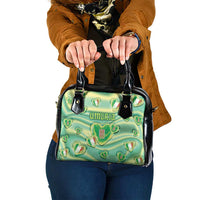 Italy Umbria Shoulder Handbag Flag Emerald Heart Candy