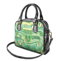 Italy Umbria Shoulder Handbag Flag Emerald Heart Candy