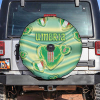 Italy Umbria Spare Tire Cover Flag Emerald Heart Candy