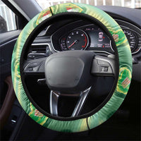 Italy Umbria Steering Wheel Cover Flag Emerald Heart Candy