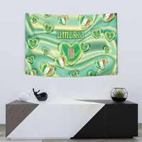 Italy Umbria Tapestry Flag Emerald Heart Candy