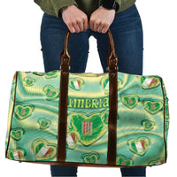 Italy Umbria Travel Bag Flag Emerald Heart Candy