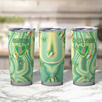Personalized Italy Umbria Tumbler Cup Flag Emerald Heart Candy