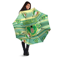 Italy Umbria Umbrella Flag Emerald Heart Candy