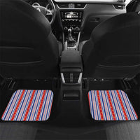 Custom Cape Verde Football Car Mats Monster Blue Shark Striped Style