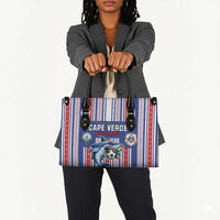 Cape Verde Football Leather Bag Monster Blue Shark Striped Style