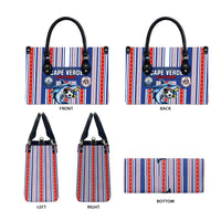 Cape Verde Football Leather Bag Monster Blue Shark Striped Style