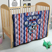 Cape Verde Football Quilt Monster Blue Shark Striped Style