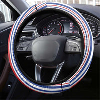Cape Verde Football Steering Wheel Cover Monster Blue Shark Striped Style