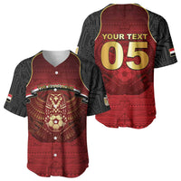 Custom Egypt Football Baseball Jersey Tribal Eagle With Ancient Egyptian Patterns