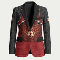 Custom Egypt Football Blazer Tribal Eagle With Ancient Egyptian Patterns