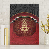 Egypt Football Canvas Wall Art Tribal Eagle With Ancient Egyptian Patterns