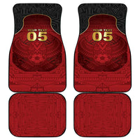 Custom Egypt Football Car Mats Tribal Eagle With Ancient Egyptian Patterns