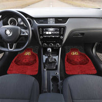 Custom Egypt Football Car Mats Tribal Eagle With Ancient Egyptian Patterns