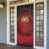 Custom Egypt Football Door Cover Tribal Eagle With Ancient Egyptian Patterns