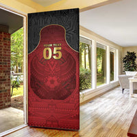 Custom Egypt Football Door Cover Tribal Eagle With Ancient Egyptian Patterns