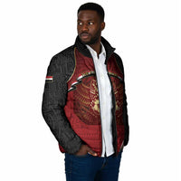 Custom Egypt Football Padded Jacket Tribal Eagle With Ancient Egyptian Patterns