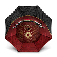 Egypt Football Umbrella Tribal Eagle With Ancient Egyptian Patterns