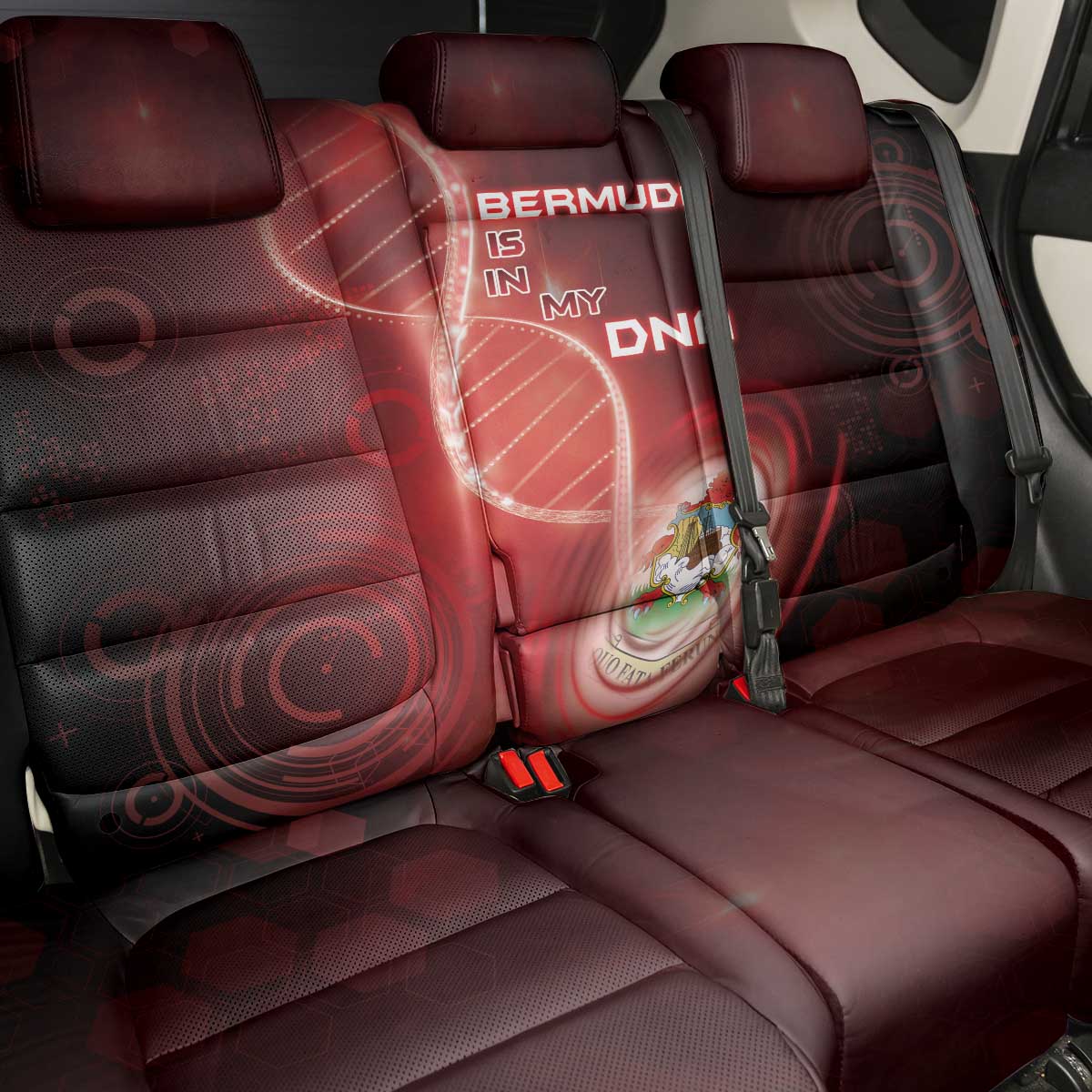 Bermuda Is In My DNA Back Car Seat Cover - Wonder Print Shop