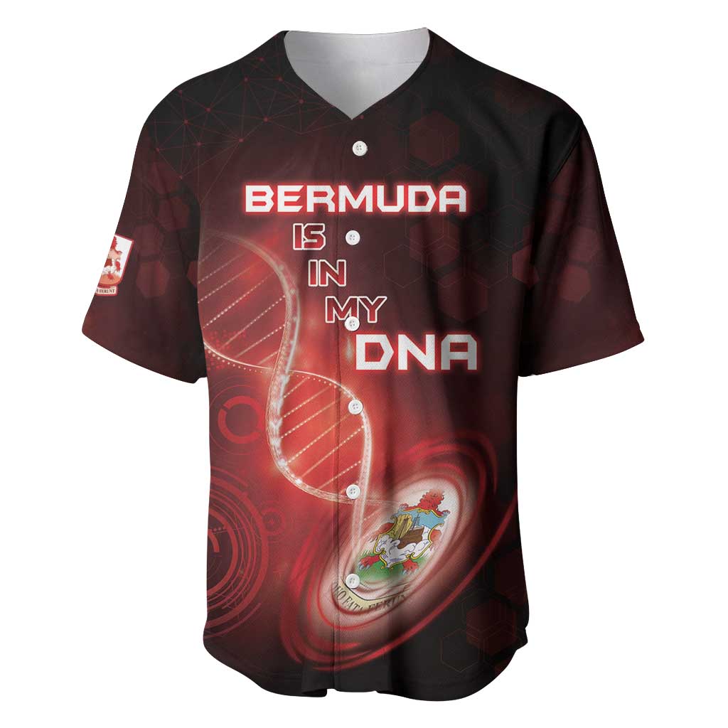 Personalized Bermuda Is In My DNA Baseball Jersey - Wonder Print Shop