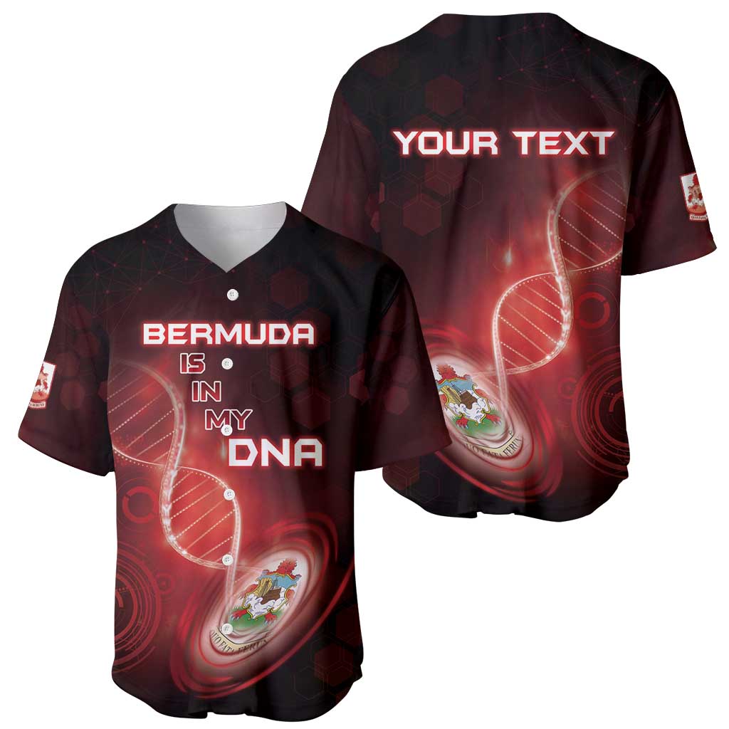 Personalized Bermuda Is In My DNA Baseball Jersey - Wonder Print Shop