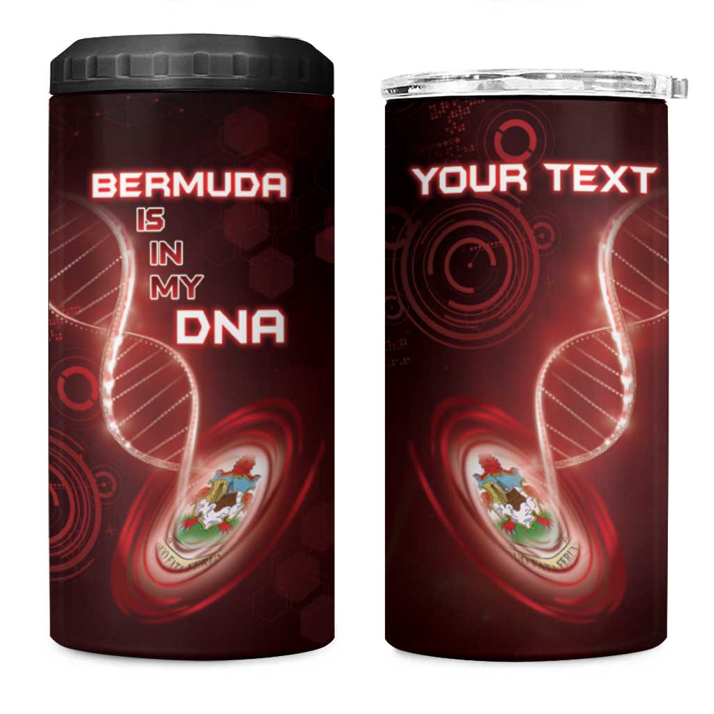 Personalized Bermuda Is In My DNA 4 in 1 Can Cooler Tumbler - Wonder Print Shop