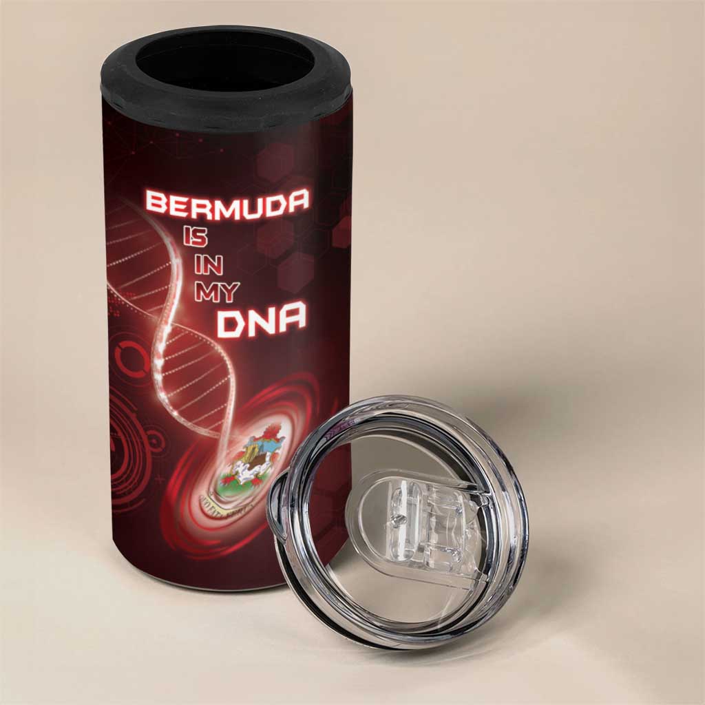 Personalized Bermuda Is In My DNA 4 in 1 Can Cooler Tumbler - Wonder Print Shop