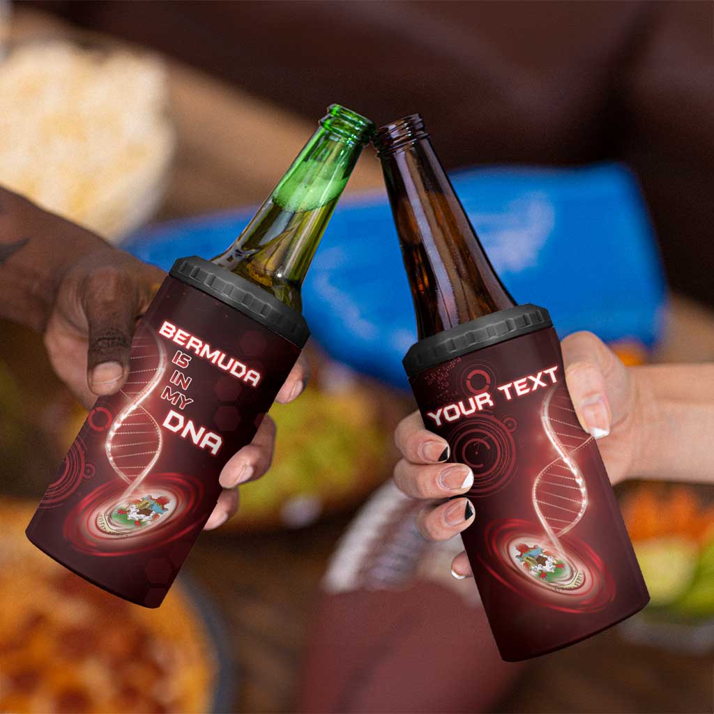 Personalized Bermuda Is In My DNA 4 in 1 Can Cooler Tumbler - Wonder Print Shop