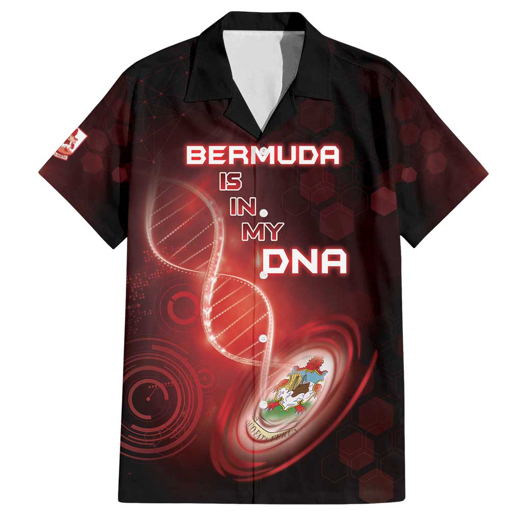 Personalized Bermuda Is In My DNA Family Matching Long Sleeve Bodycon Dress and Hawaiian Shirt - Wonder Print Shop