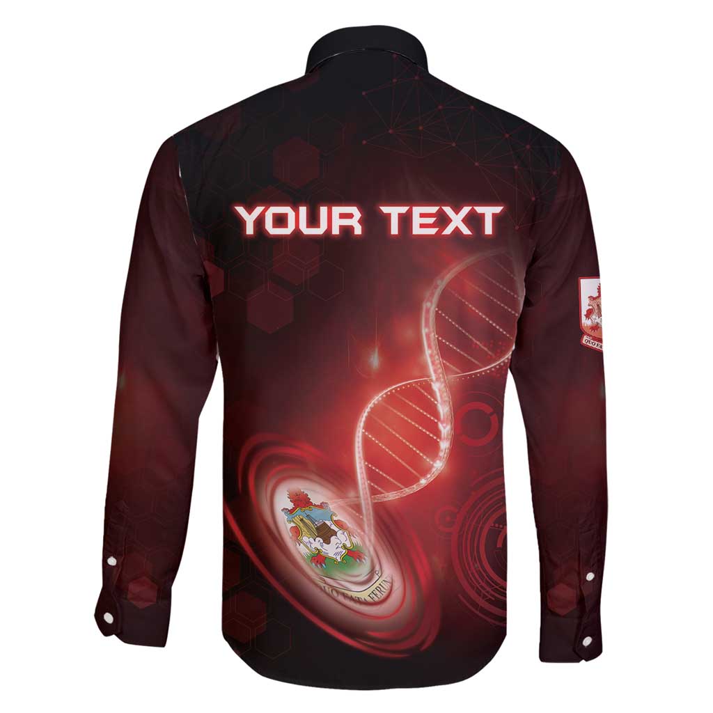 Personalized Bermuda Is In My DNA Family Matching Long Sleeve Bodycon Dress and Hawaiian Shirt - Wonder Print Shop