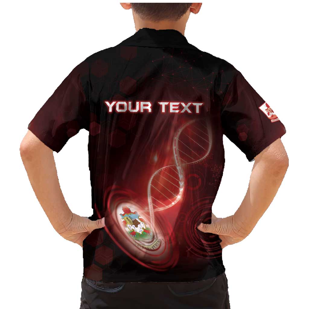 Personalized Bermuda Is In My DNA Family Matching Mermaid Dress and Hawaiian Shirt - Wonder Print Shop