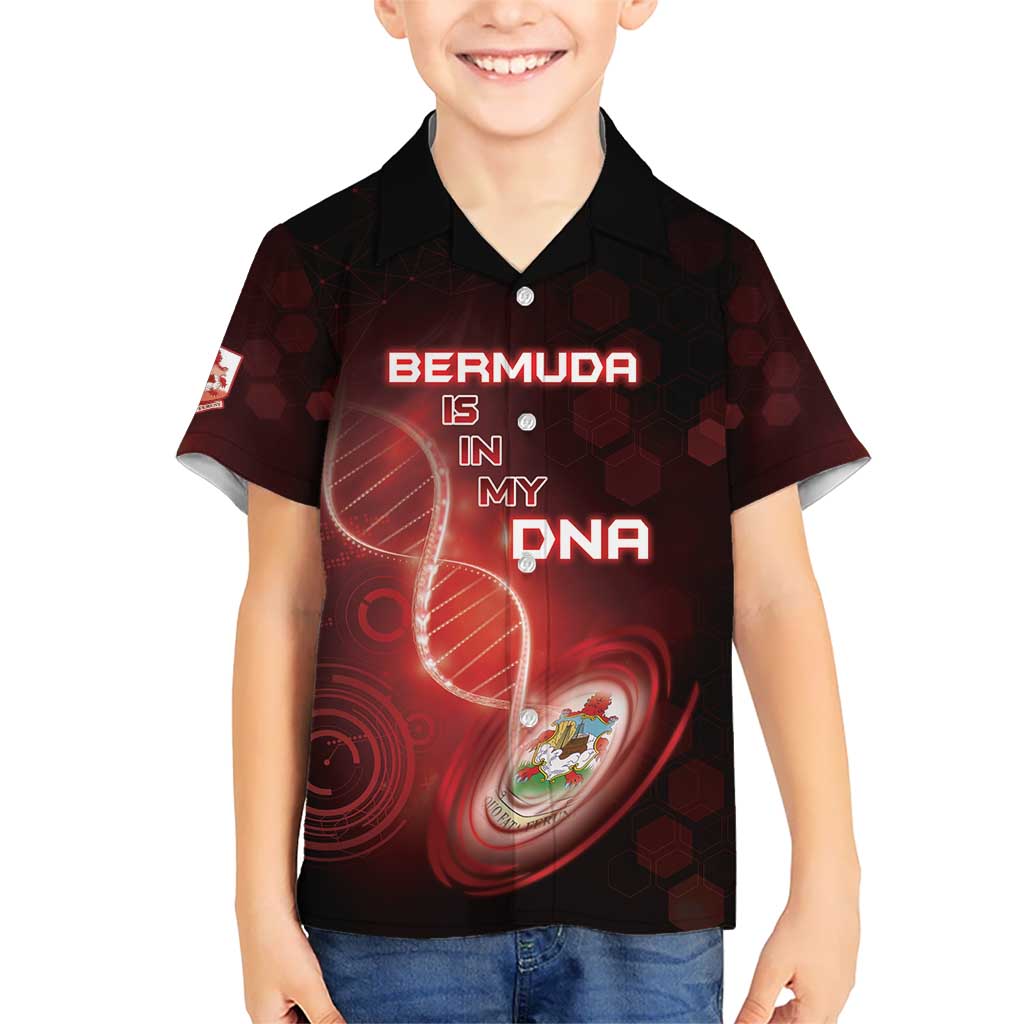 Personalized Bermuda Is In My DNA Kid Hawaiian Shirt - Wonder Print Shop