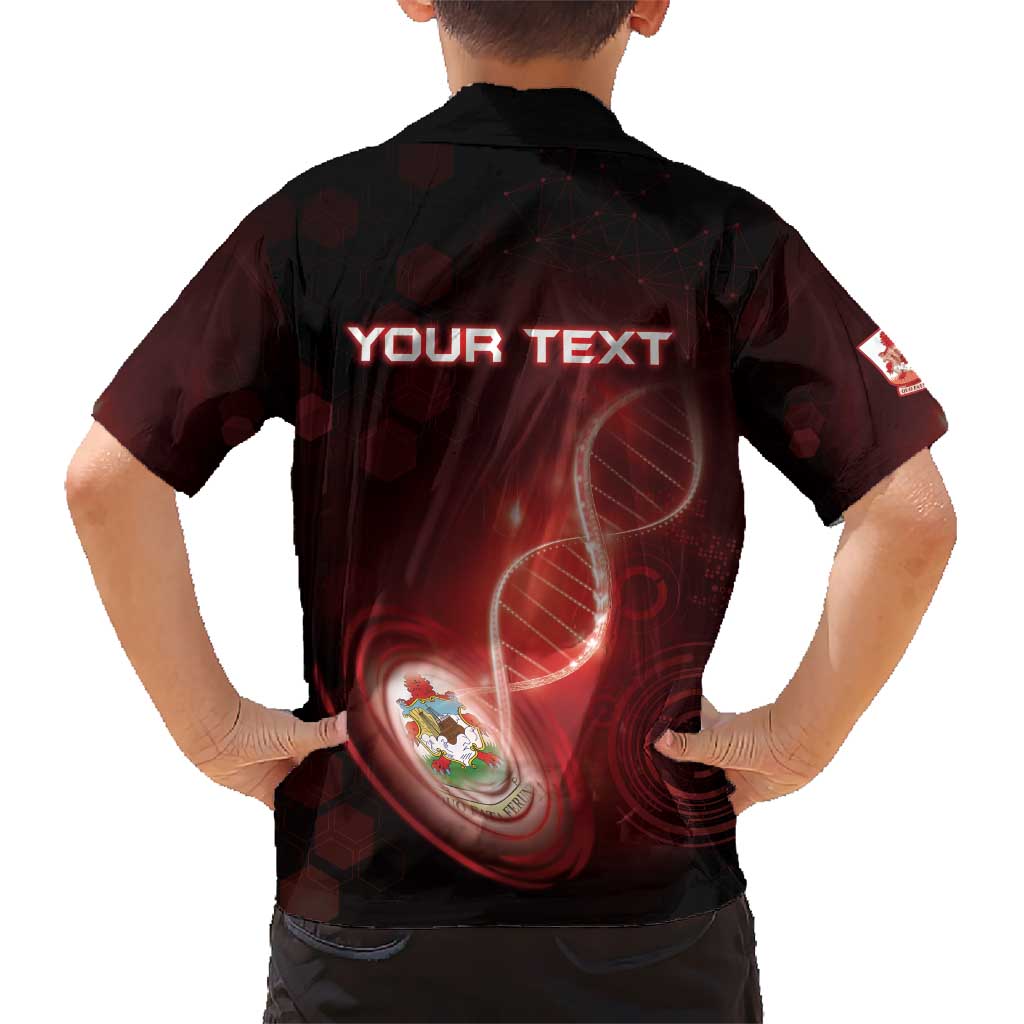 Personalized Bermuda Is In My DNA Kid Hawaiian Shirt - Wonder Print Shop