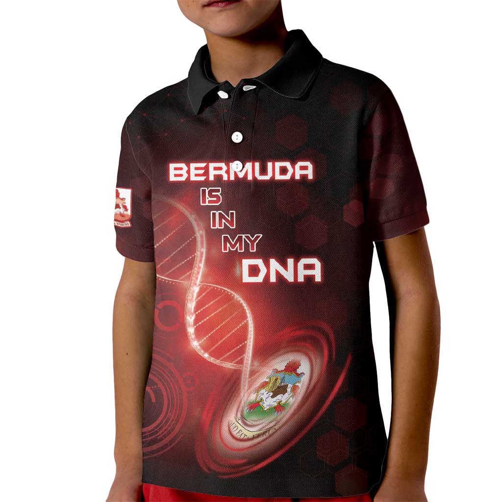 Personalized Bermuda Is In My DNA Kid Polo Shirt - Wonder Print Shop