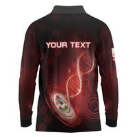 Personalized Bermuda Is In My DNA Long Sleeve Polo Shirt - Wonder Print Shop