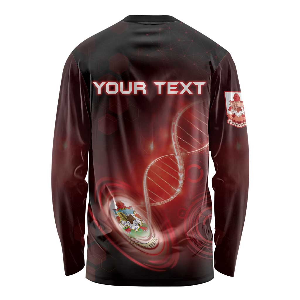 Personalized Bermuda Is In My DNA Long Sleeve Shirt - Wonder Print Shop